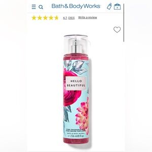 Bath and Body Works Hello Beautiful